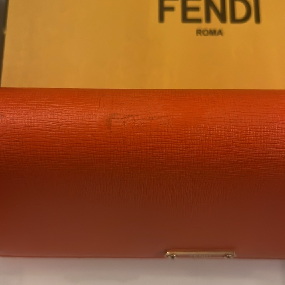 Fendi long wallet, orange - Picture 6 of 6